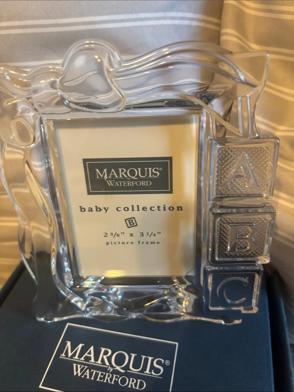 NWT MARQUIS BY WATERFORD BABY COLLECTION ABC BLOCKS PICTURE FRAME